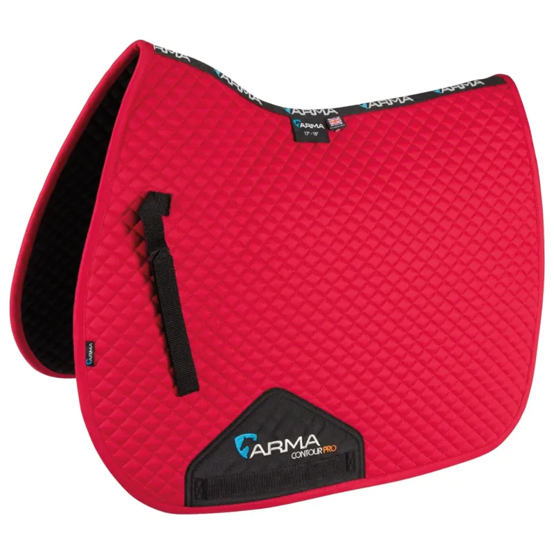 Shires ARMA Saddlecloth - Deep Red